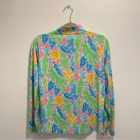 IBKUL Allison Pink Print Long Sleeve UPF 50+ Cool Feel Quick Dry size Large - Picture 11 of 12